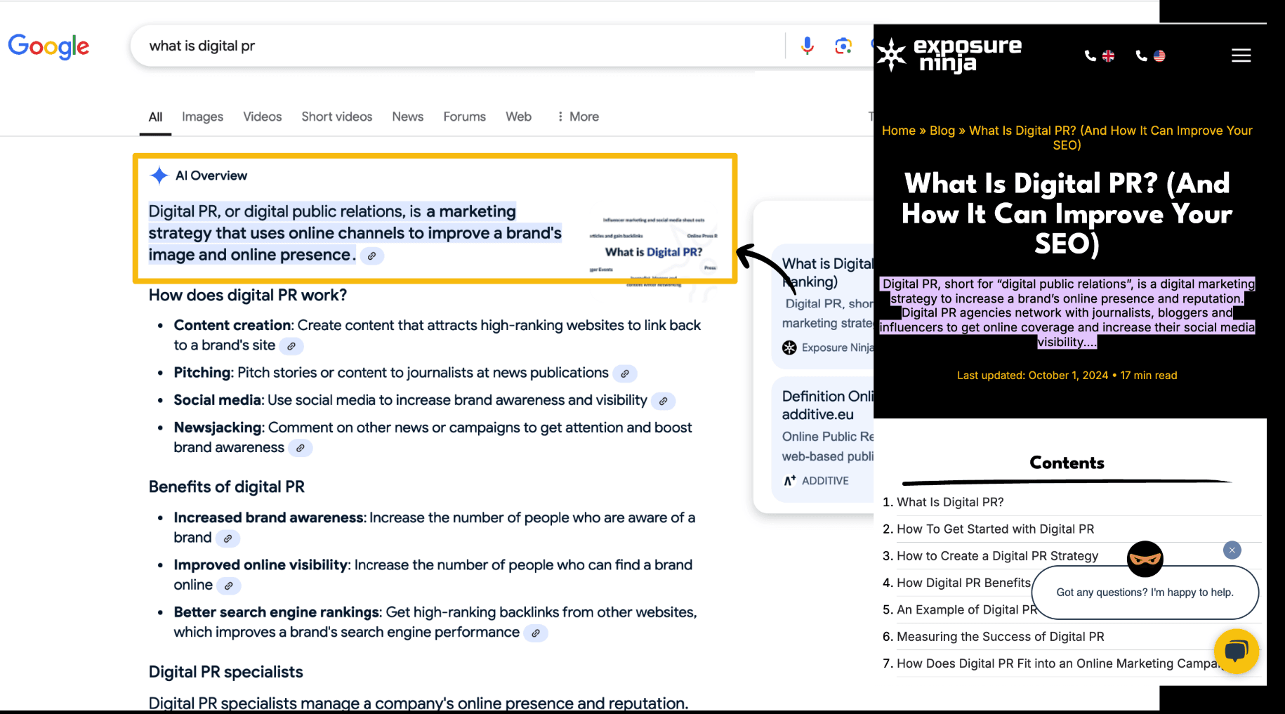 STAT keyword report highlighting the option to save filtered keywords.