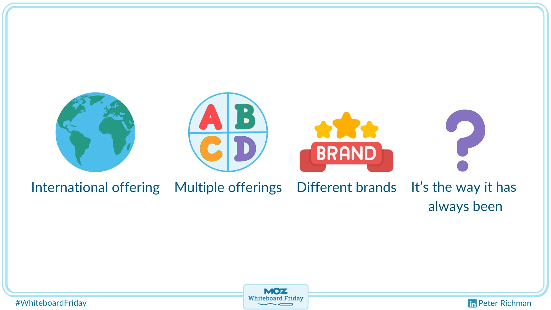 Examples of reasons you may consider multiple domains.