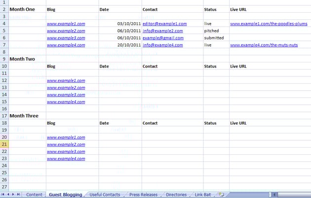 Link Tasks Sample