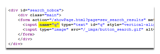 Search Engine Watch HTML code