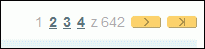 Pagination links of Morusek.pl before introducing the change