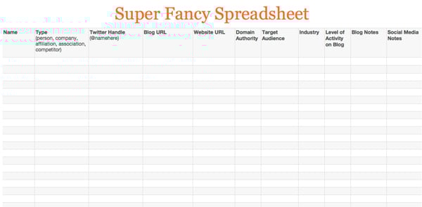 Super Fancy Spreadsheet