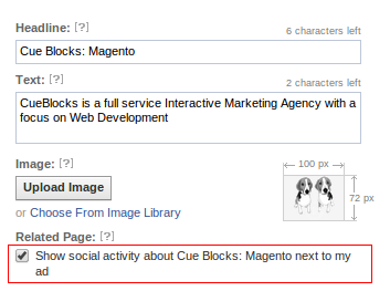 Social Component in Marketplace Ads