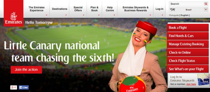 emirates brazil